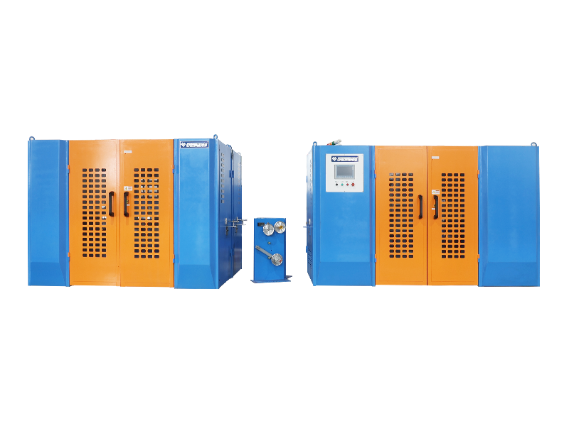 Máquina de torção de par traseiro para cabo de dados Ethernet industrial de núcleos duplos