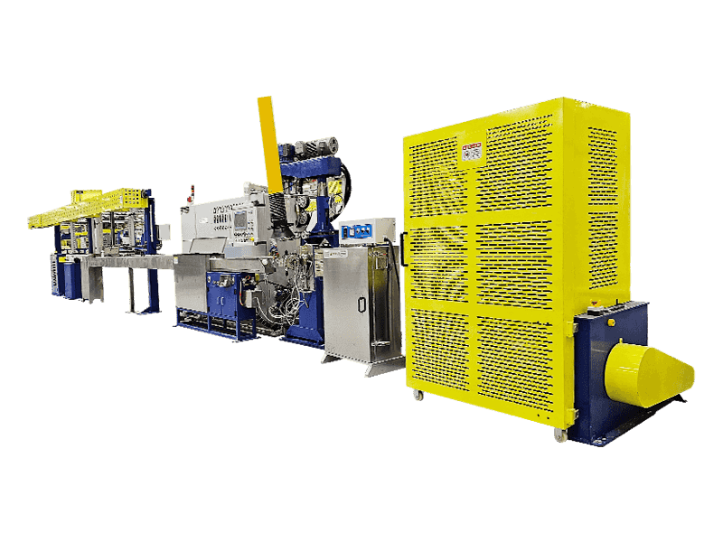 Equipamento para fabricação de cabos de fio de Teflon: Linhas de extrusão FEP/PFA, fita adesiva e revestimento