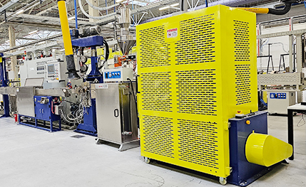 Máquina de extrusão de isolamento de fio